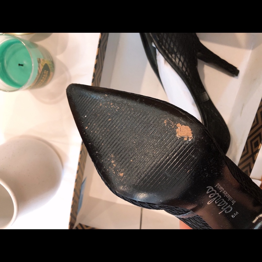 BLACK NETTED PUMPS - Picture 6 of 8